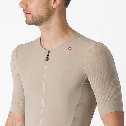 Maillot CASTELLI PREMIO Mangas Curtas Bege