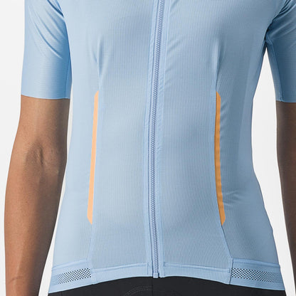Maillot CASTELLI ENDURANCE W Femme Manches Courtes Azul