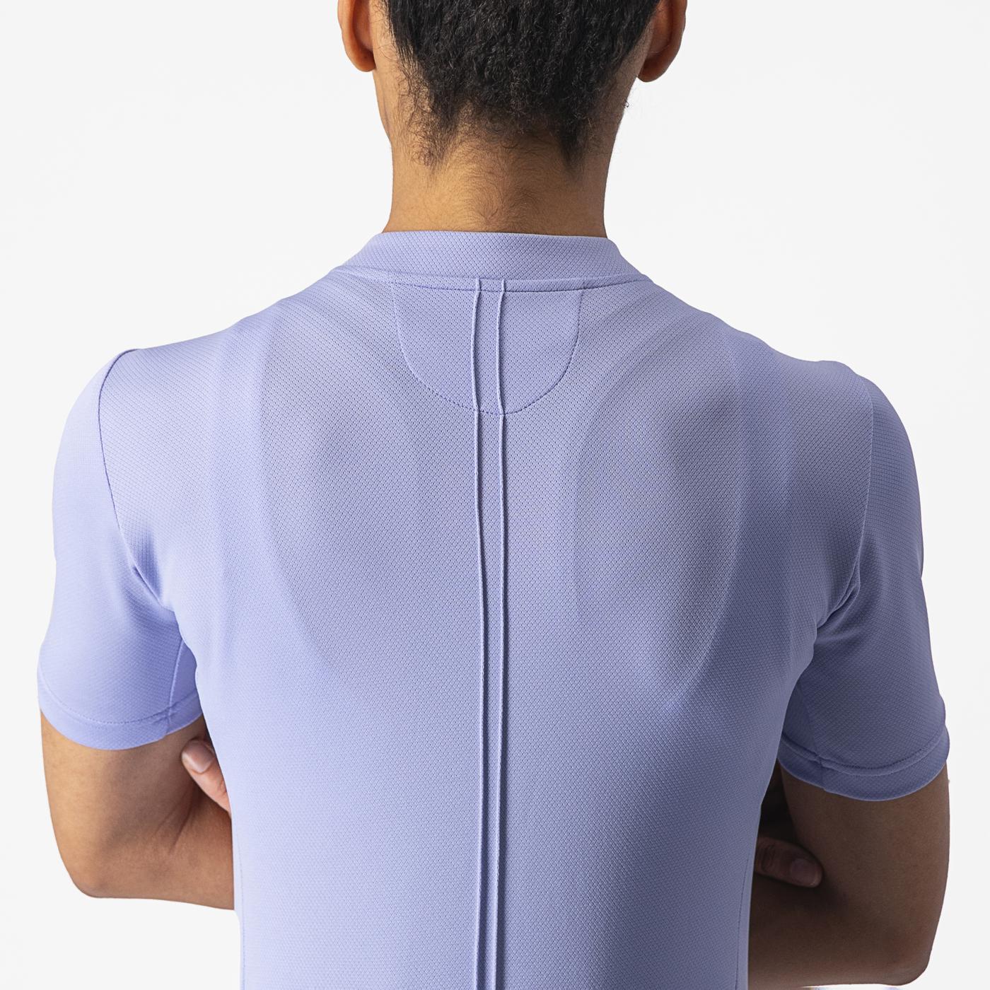 Camisola de manga curta CASTELLI ANIMA 4 para mulher Roxo