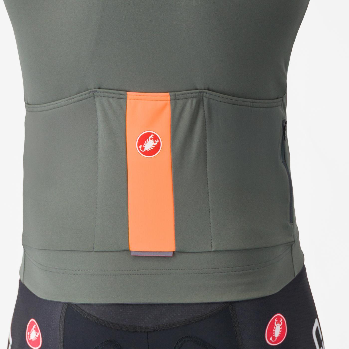 CASTELLI PROLOGO LITE Camisola de manga curta Cinzento/Laranja