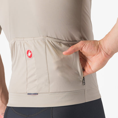 Camisola CASTELLI PROLOGO LITE Mangas Curtas Bege