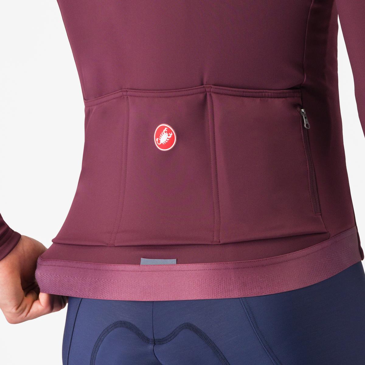 CASTELLI ESPRESSO THERMAL Camisola de manga comprida Bordeaux