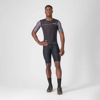 Maillot CASTELLI UNLIMITED ENDURANCE 2 Mangas Curtas Preto