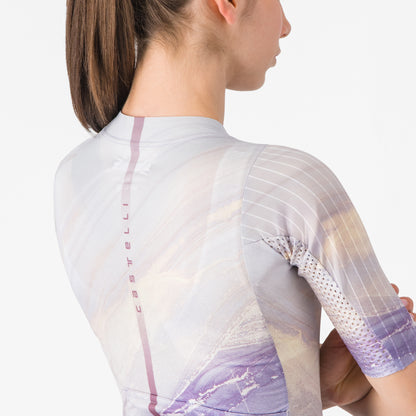 Maillot CASTELLI AERO PRO 8S Mulher Mangas Curtas Multicolor
