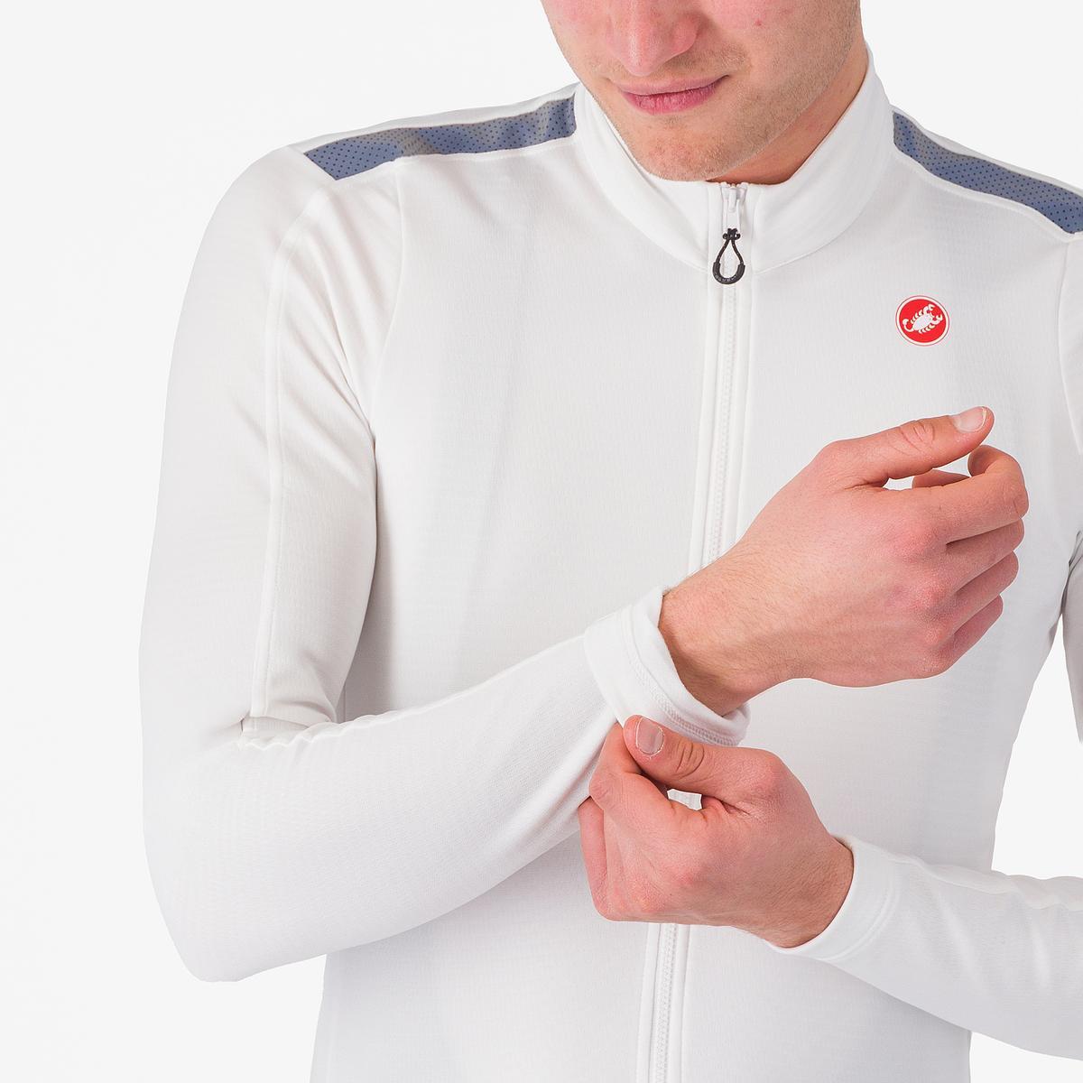 CASTELLI PURO 4 Manga comprida Jersey marfim