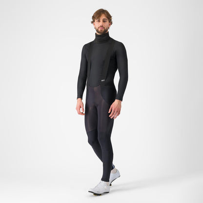 Interior CASTELLI FLANDERS 2 HIGH NECK WARMER Mangas Compridas Preto