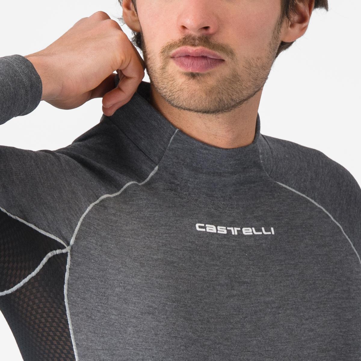 CASTELLI FLANDERS 2 Roupa interior de manga comprida Cinzento