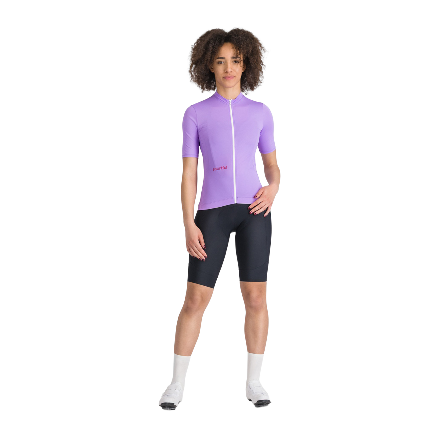 Camisola de manga curta SPORTFUL CLASSIC para mulher Roxo