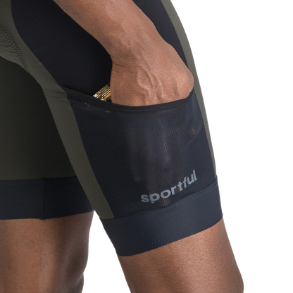 Calção Curto com Suspensórios SPORTFUL SUPERGIARA 2 Caqui/Preto