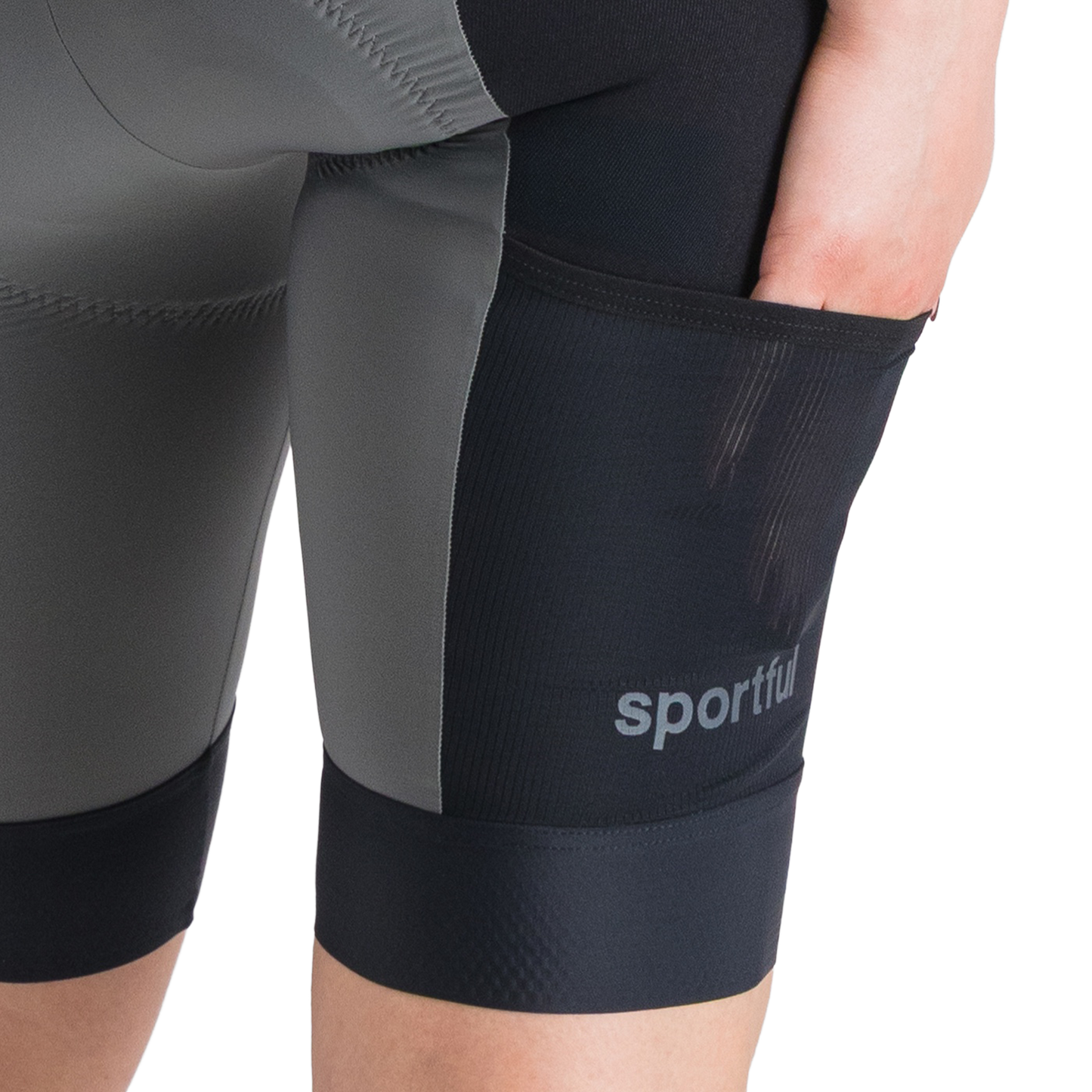 Calção de banho feminino SPORTFUL SUPERGIARA 2 Cinzento/Preto
