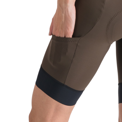 Calção Curto com Bretelas SPORTFUL GIARA 2 Mulher Castanho