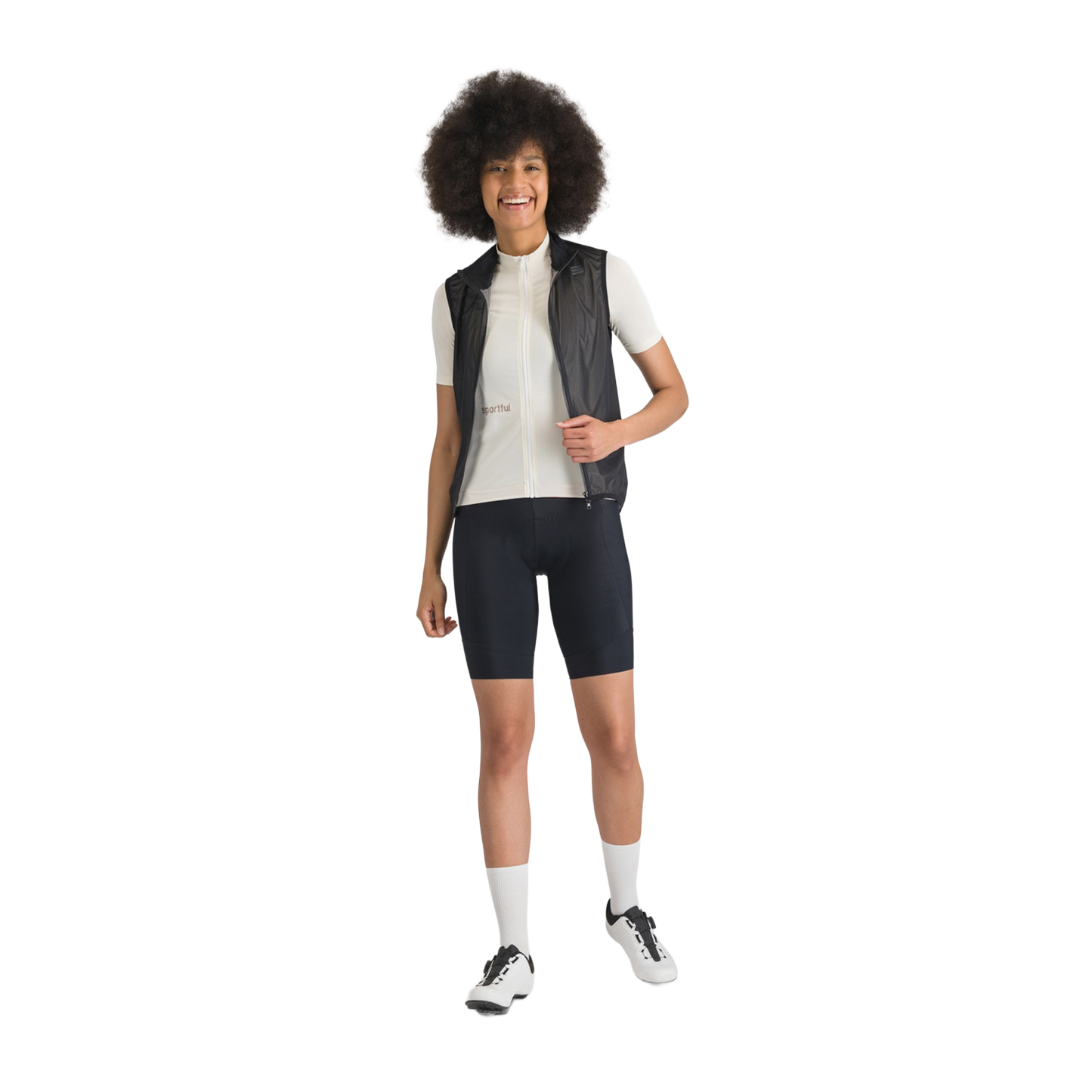 Casaco sem mangas SPORTFUL LIGHT AIR para mulher Preto