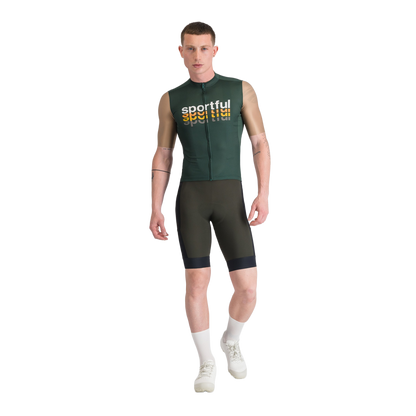 Maillot SPORTFUL SUPERGIARA 2 LOGO Mangas Curtas Caqui