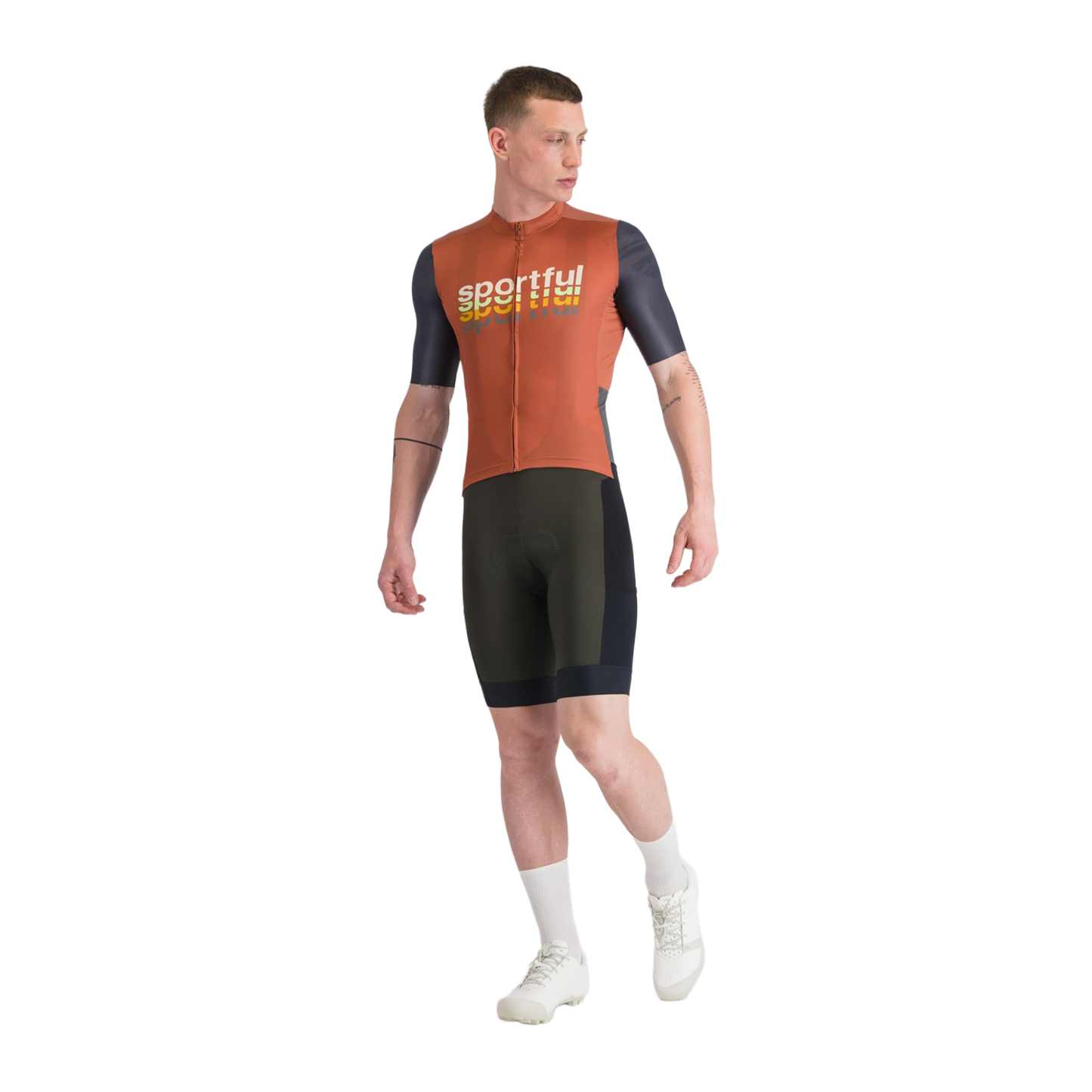 SPORTFUL SUPERGIARA 2 LOGO Jersey de manga curta Laranja
