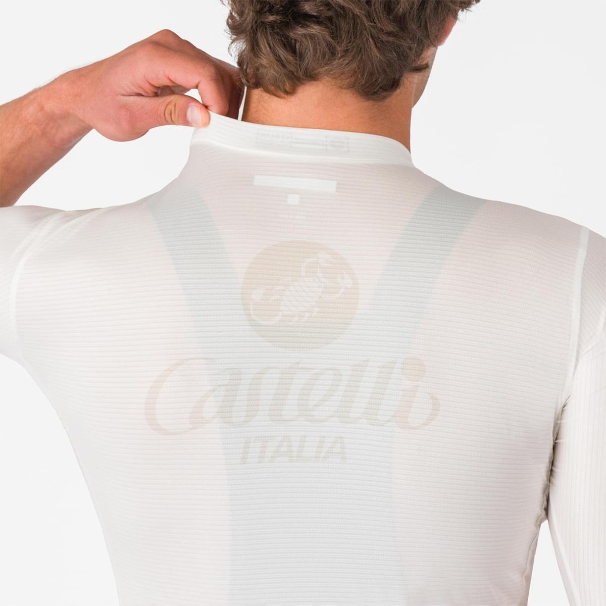 CASTELLI ESPRESSO 50th ANNIVERSARY Jersey Manga curta branca