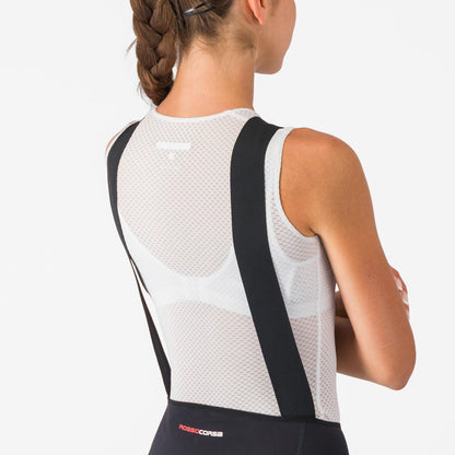 Calção Curto com Alças CASTELLI FREE AERO RACE Feminino Preto