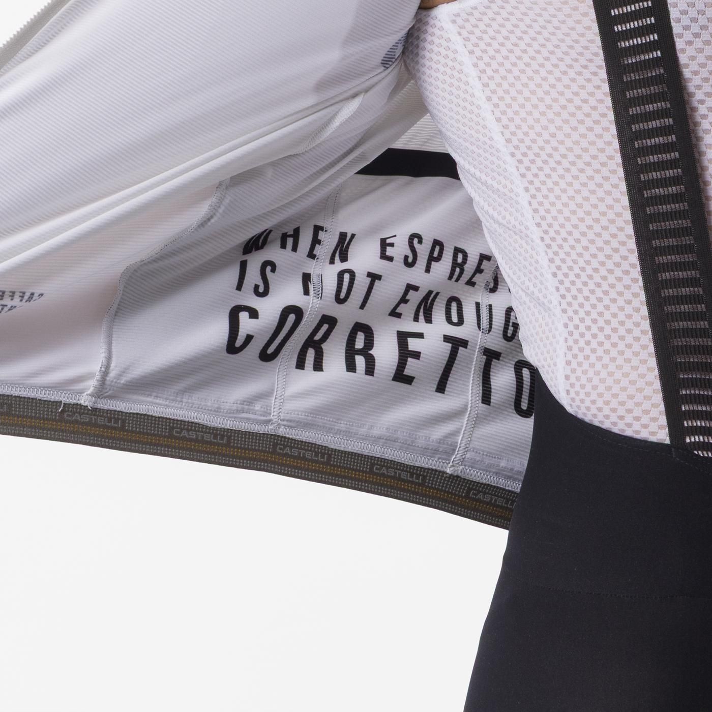 CASTELLI CORRETTO Manga curta Ivory/Clay Jersey