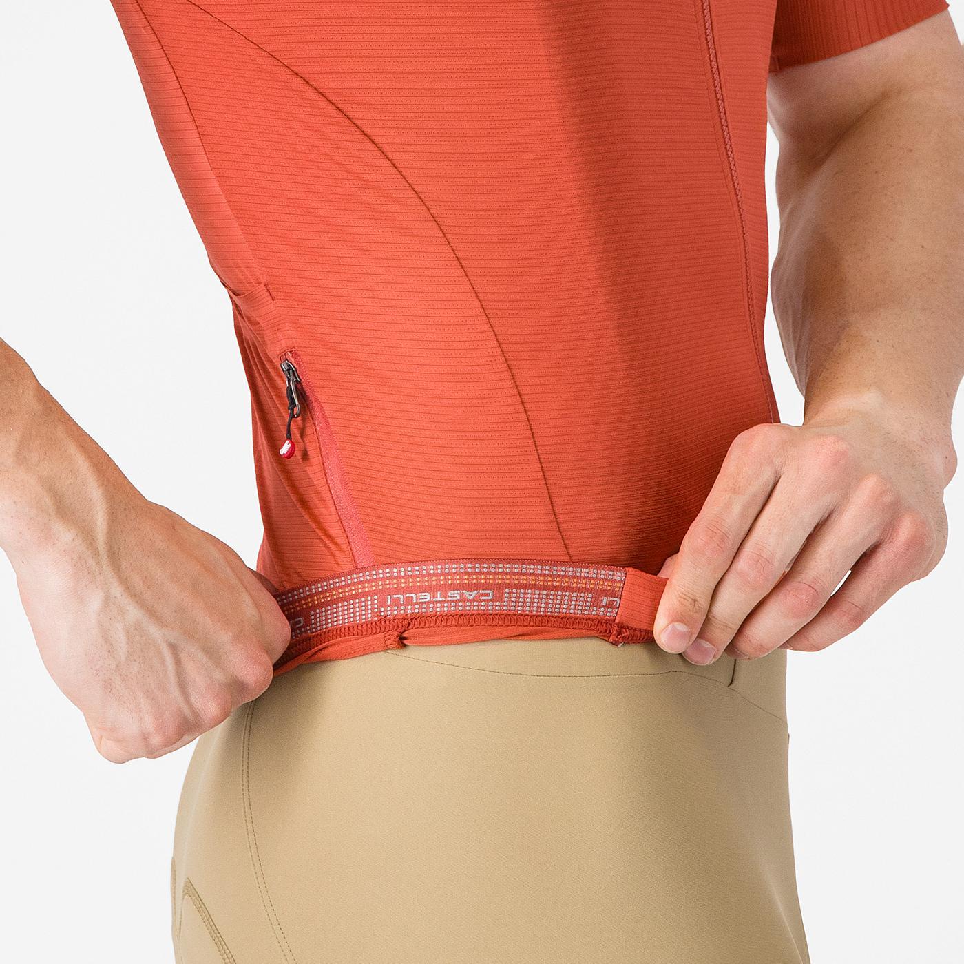 CASTELLI ESPRESSO 2 Camisola de manga curta Paprika