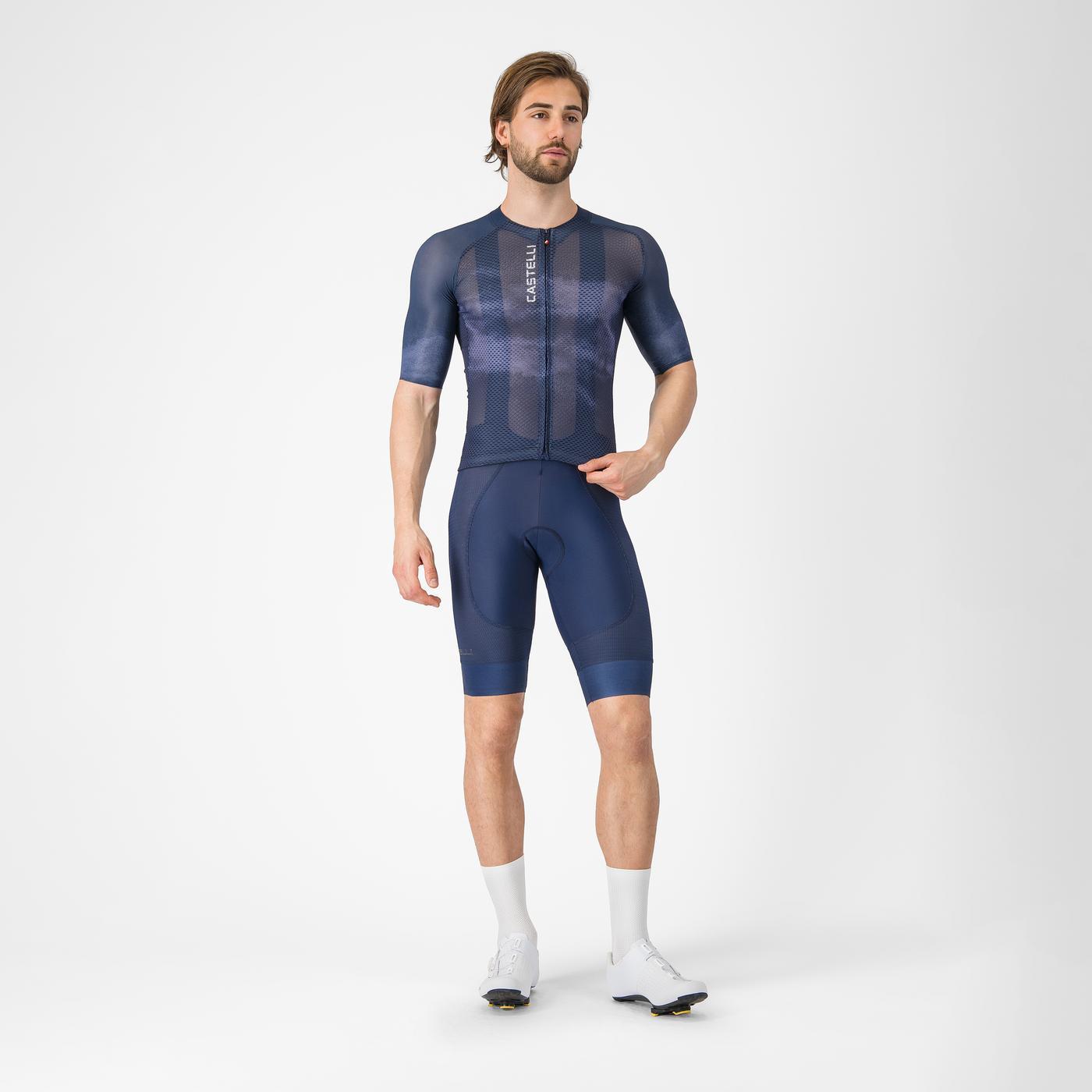CASTELLI CLIMBER'S A/C Camisola de manga curta azul 2026