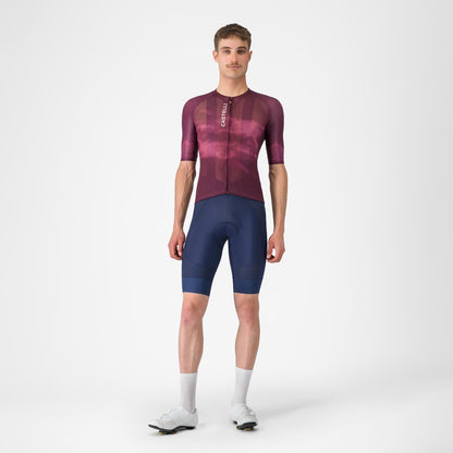 Maillot CASTELLI CLIMBER'S A/C Mangas Curtas Bordô