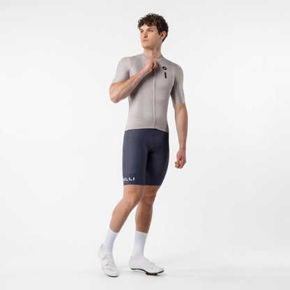 Maillot CASTELLI DRITTONE LOGO Mangas Curtas Clay