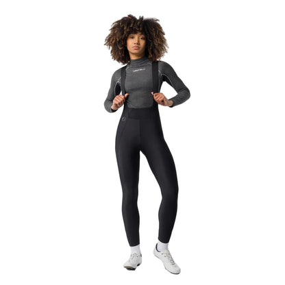 Culote Longo com Alças CASTELLI ESPRESSO 2 DT Mulher Preto