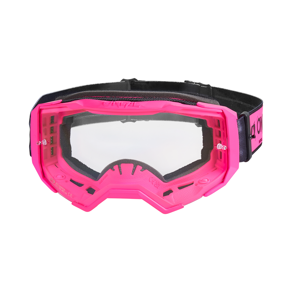 Máscara O'NEAL B-22 CORE Preto/Rosa