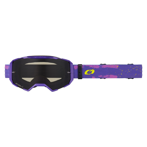 Máscara O'NEAL B-22 PAINT Violeta/Amarelo Fluo