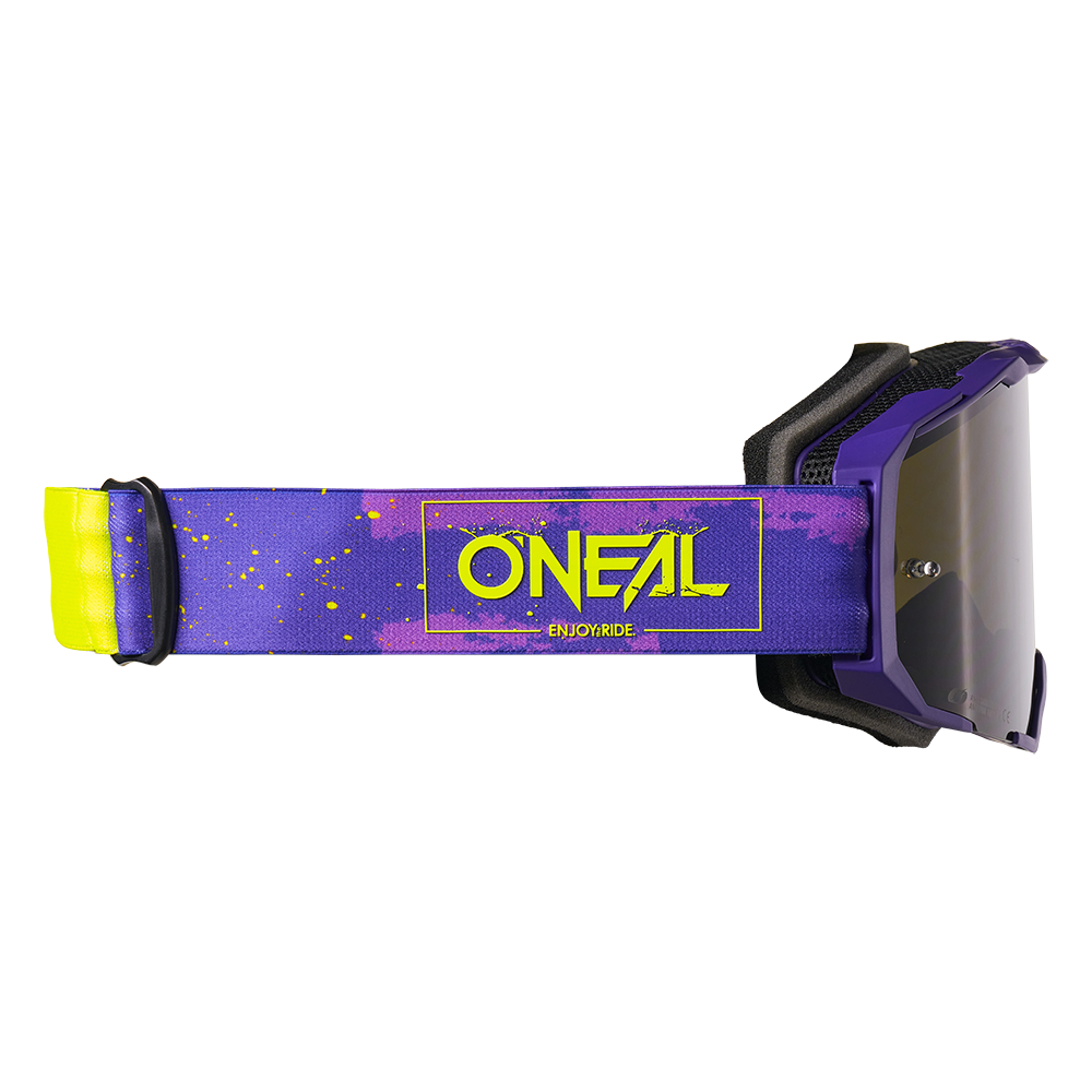 Máscara O'NEAL B-22 PAINT Violeta/Amarelo Fluo