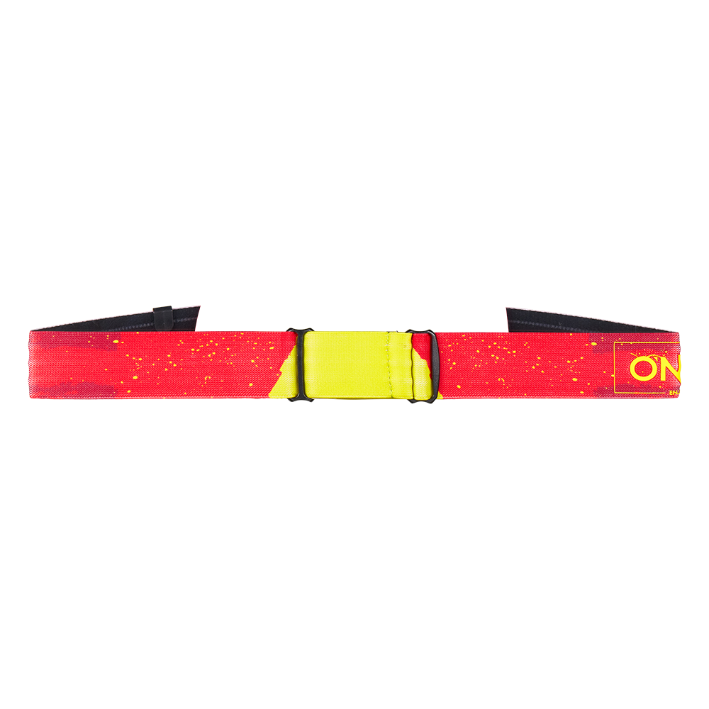 Máscara O'NEAL B-22 PAINT Vermelho/Amarelo Fluorescente