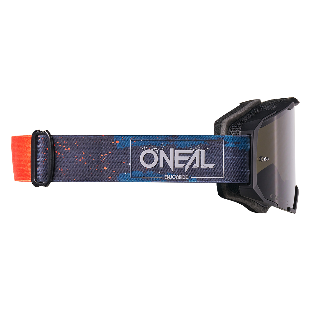 Máscara O'NEAL B-22 PAINT Azul/Laranja