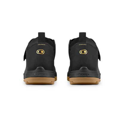 Sapatos de BTT CRANKBROTHERS MALLET TRAIL BOA CLIP preto/dourado — vista traseira