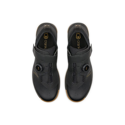 Sapatos de BTT CRANKBROTHERS MALLET TRAIL BOA CLIP preto/dourado — vista de cima