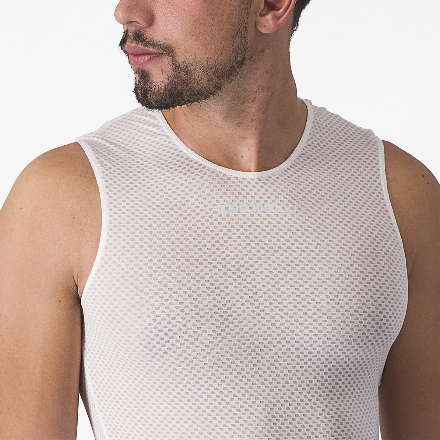 Roupa interior sem mangas CASTELLI PRO MESH 2.0 Branco