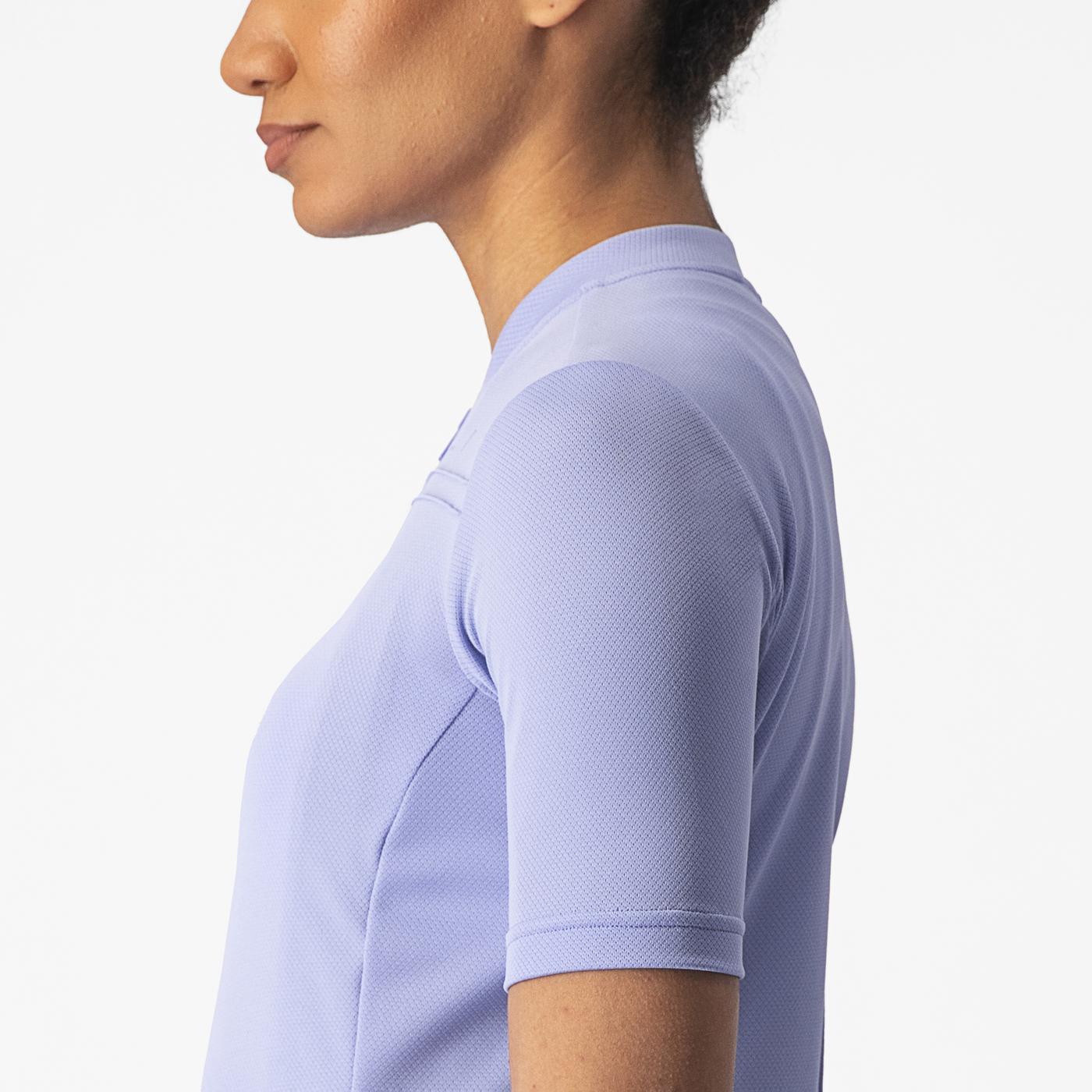 Camisola de manga curta CASTELLI ANIMA 4 para mulher Roxo