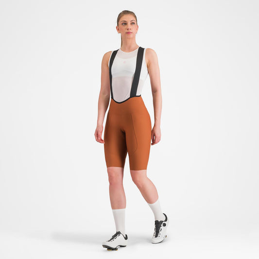 CASTELLI ESPRESSO W DT Bib Tight castanho para mulher