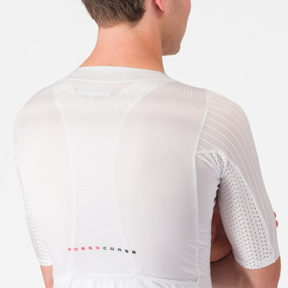 Camisola CASTELLI AERO RACE 8S Mangas Curtas Branco