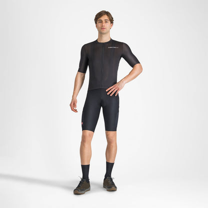 Jersey CASTELLI UNLIMITED ENTRATA 3 Mangas Curtas Preto
