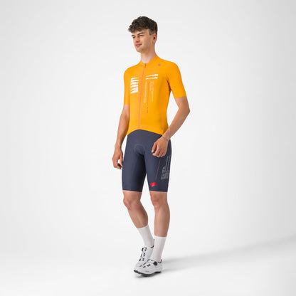 Camisola CASTELLI ESPRESSO R--A/D Mangas Curtas Laranja