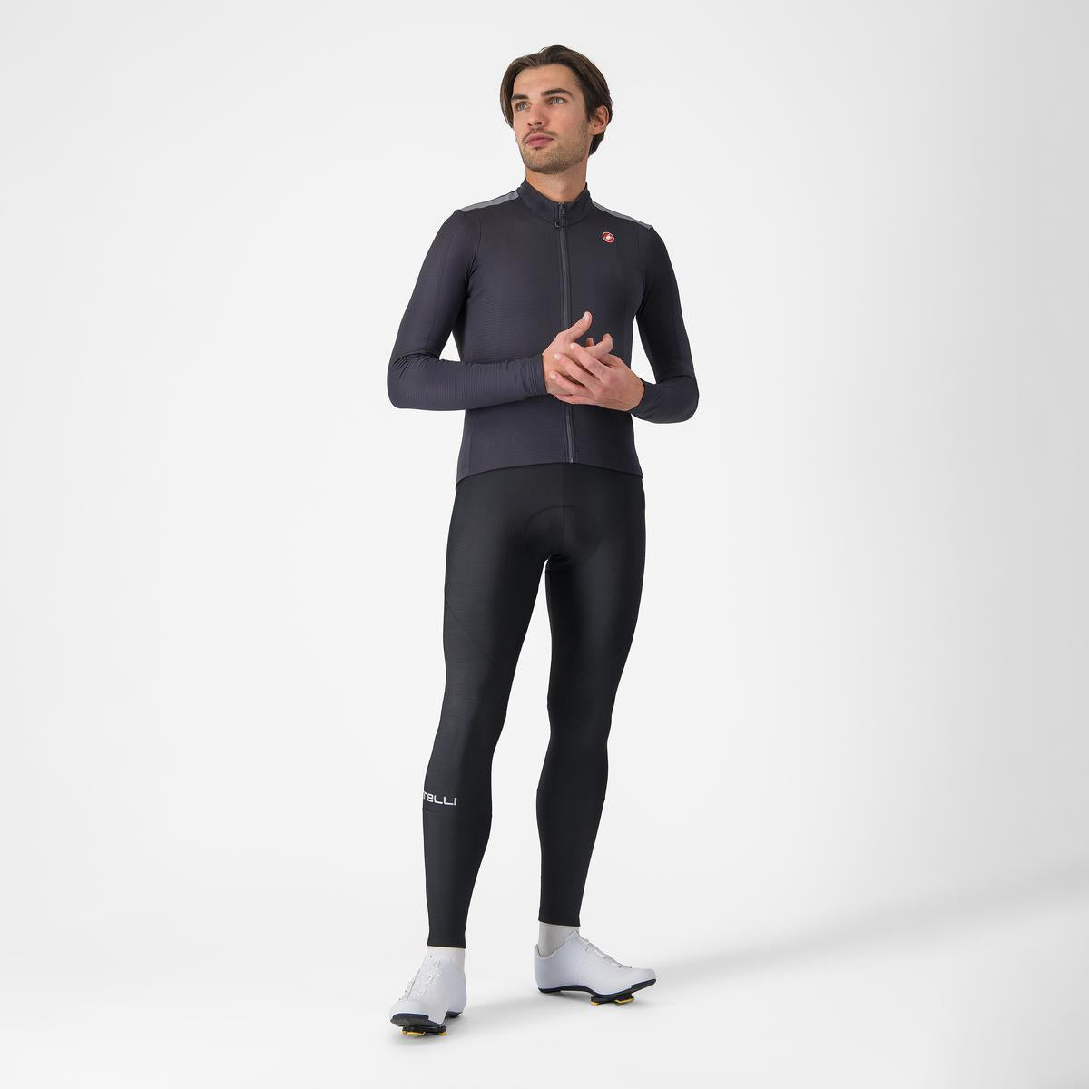 CASTELLI PURO 4 Camisola de manga comprida Cinzento