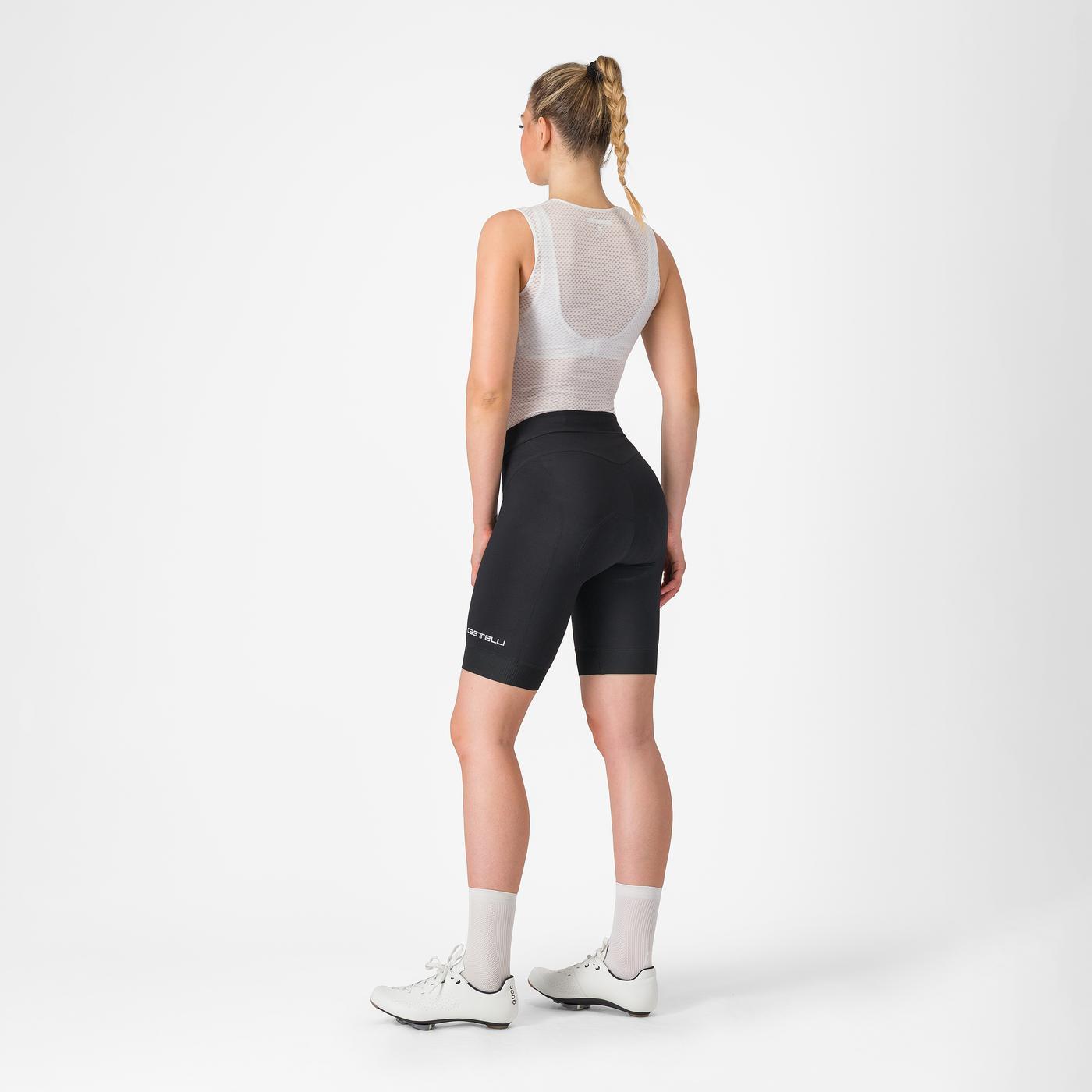 Calção CASTELLI ENDURANCE para mulher, preto