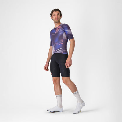 Maillot CASTELLI AERO RACE 8S Mangas Curtas Violeta