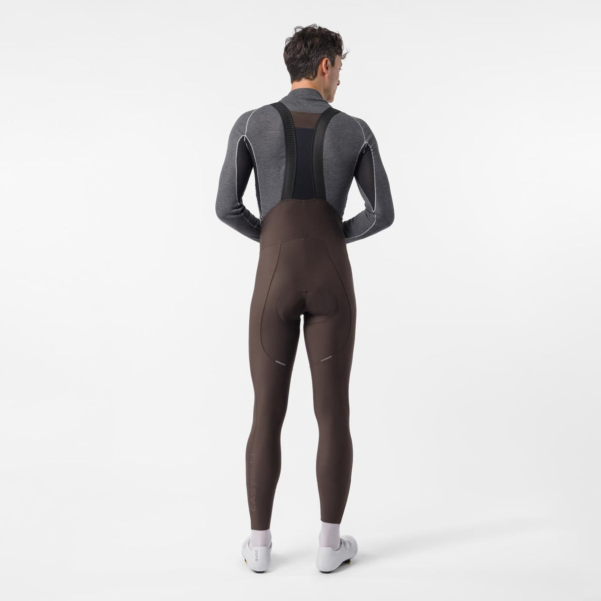 Culote Longo com Alças CASTELLI ESPRESSO 2 Castanho