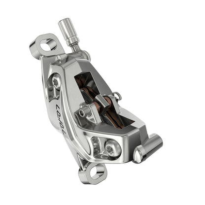 Par de Travões SRAM LEVEL ULTIMATE STEALTH 4 pistões Prata