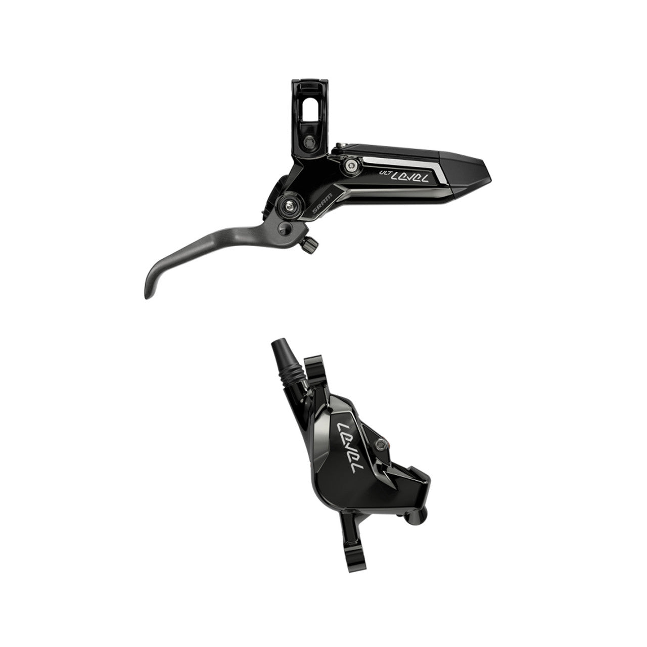 Par de travões de 2 pistões SRAM LEVEL ULTIMATE STEALTH Preto