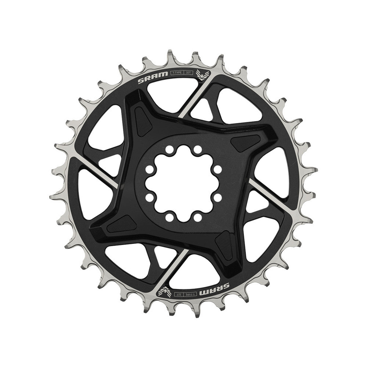 SRAM X0 T-TYPE EAGLE BOOST 12V Diret Mount 3mm Preto Mono chainring