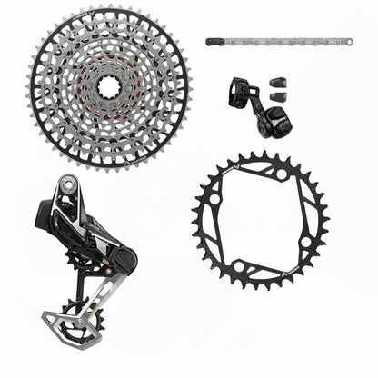 Grupo SRAM XX EAGLE E-MTB 104BCD AXS T-TYPE 36 Dentes 10/52