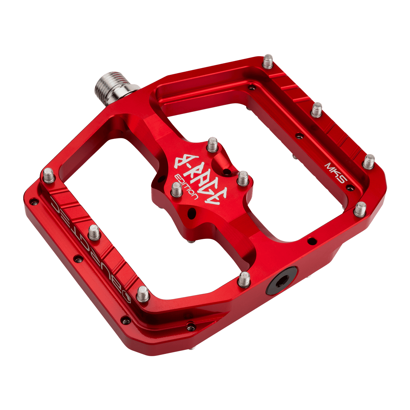 Pedais planos BURGTEC PENTHOUSE FLAT MK5 B-RAGE EDITION Vermelho