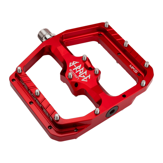 Pedais planos BURGTEC PENTHOUSE FLAT MK5 B-RAGE EDITION Vermelho