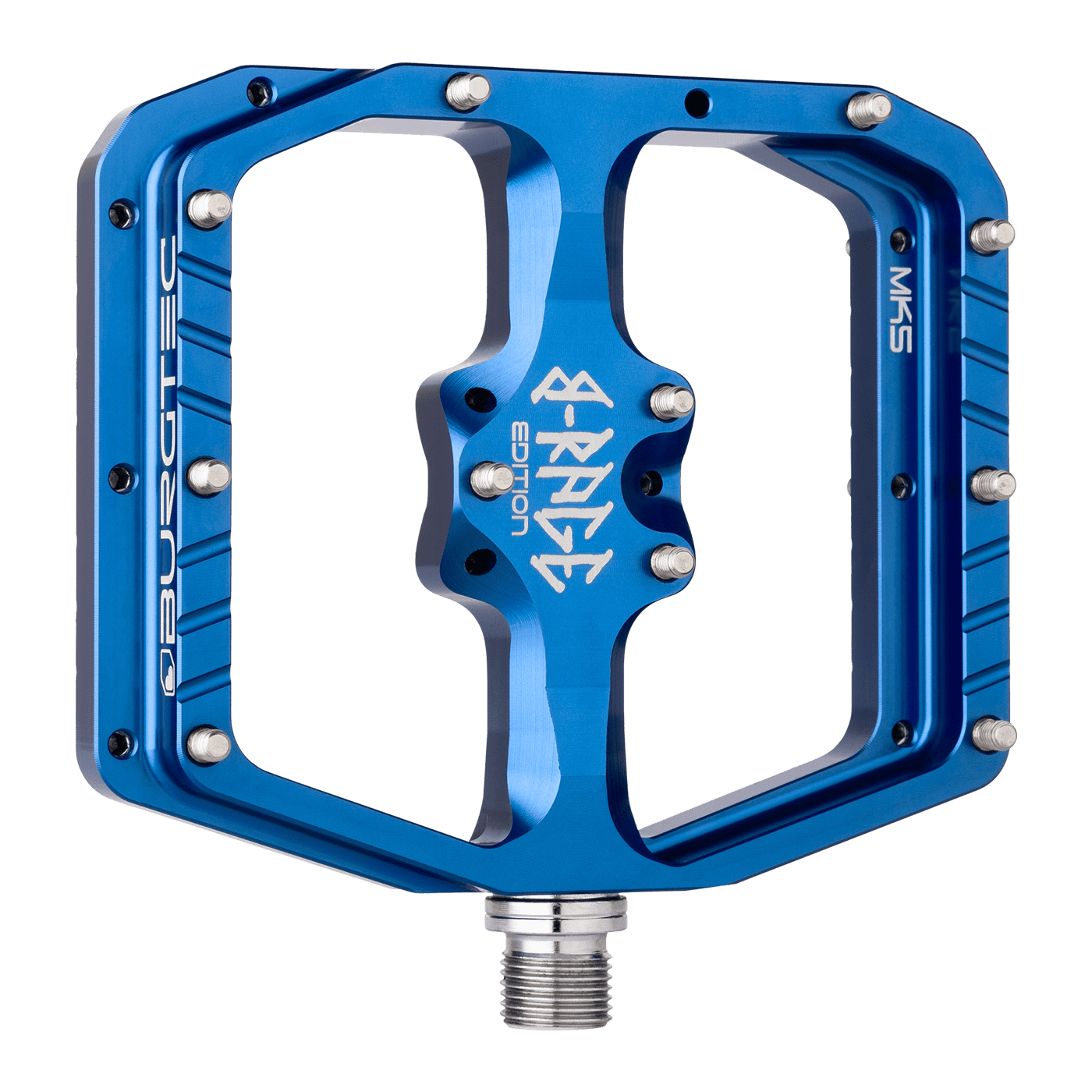 Pedais planos BURGTEC PENTHOUSE FLAT MK5 B-RAGE EDITION Azul